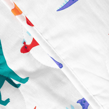 Одеяло детское 110х140 (см) ДИНО  (синтепон, поплин) 